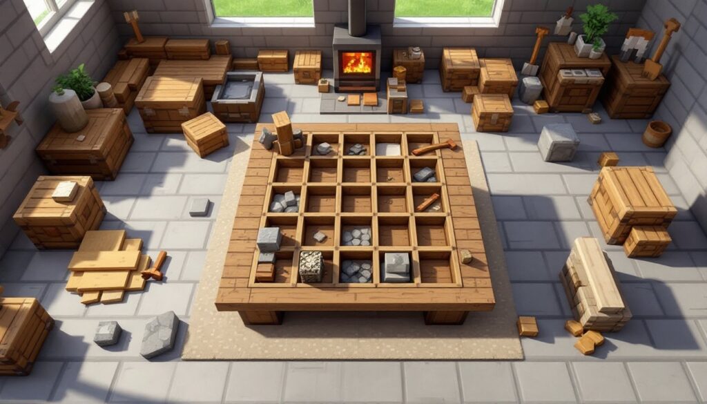 mc crafting table